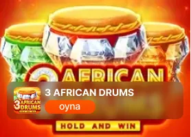 3 african Drums
